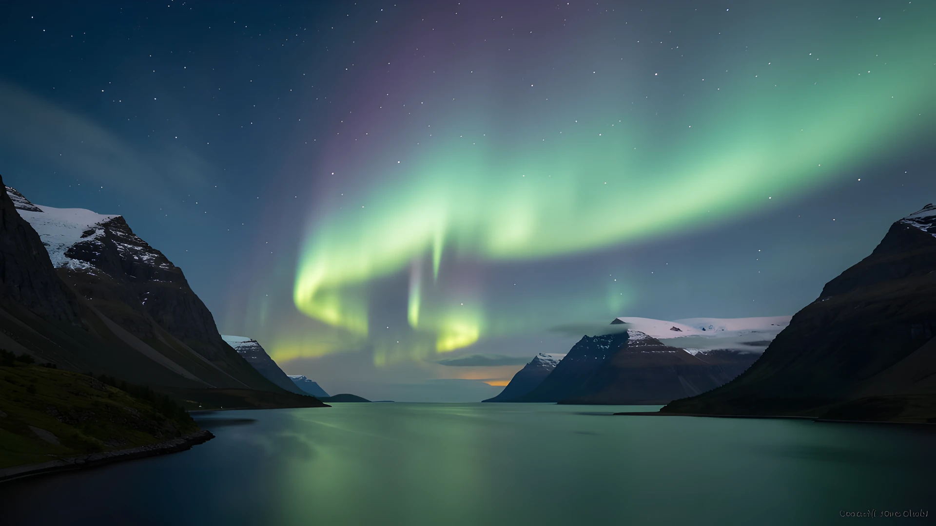 Shimmering Northern Lights