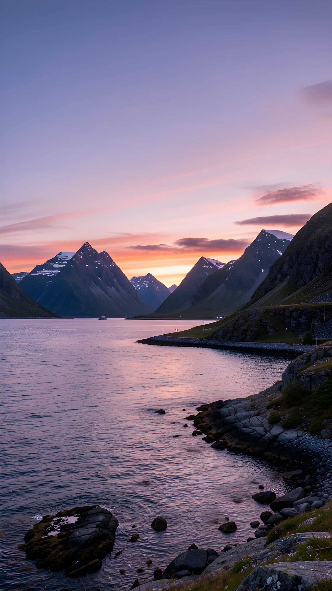 Fjord Mountain Glow