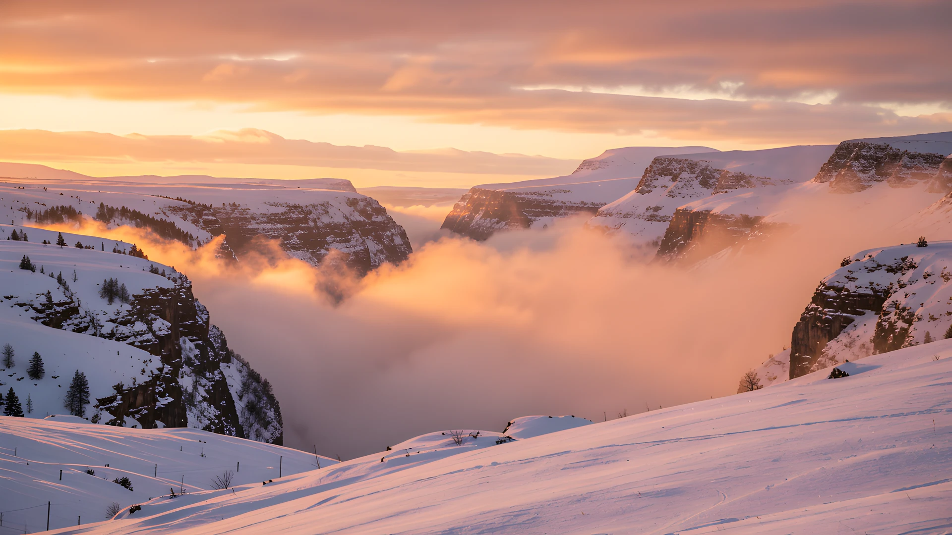 Fjord Winter Storm