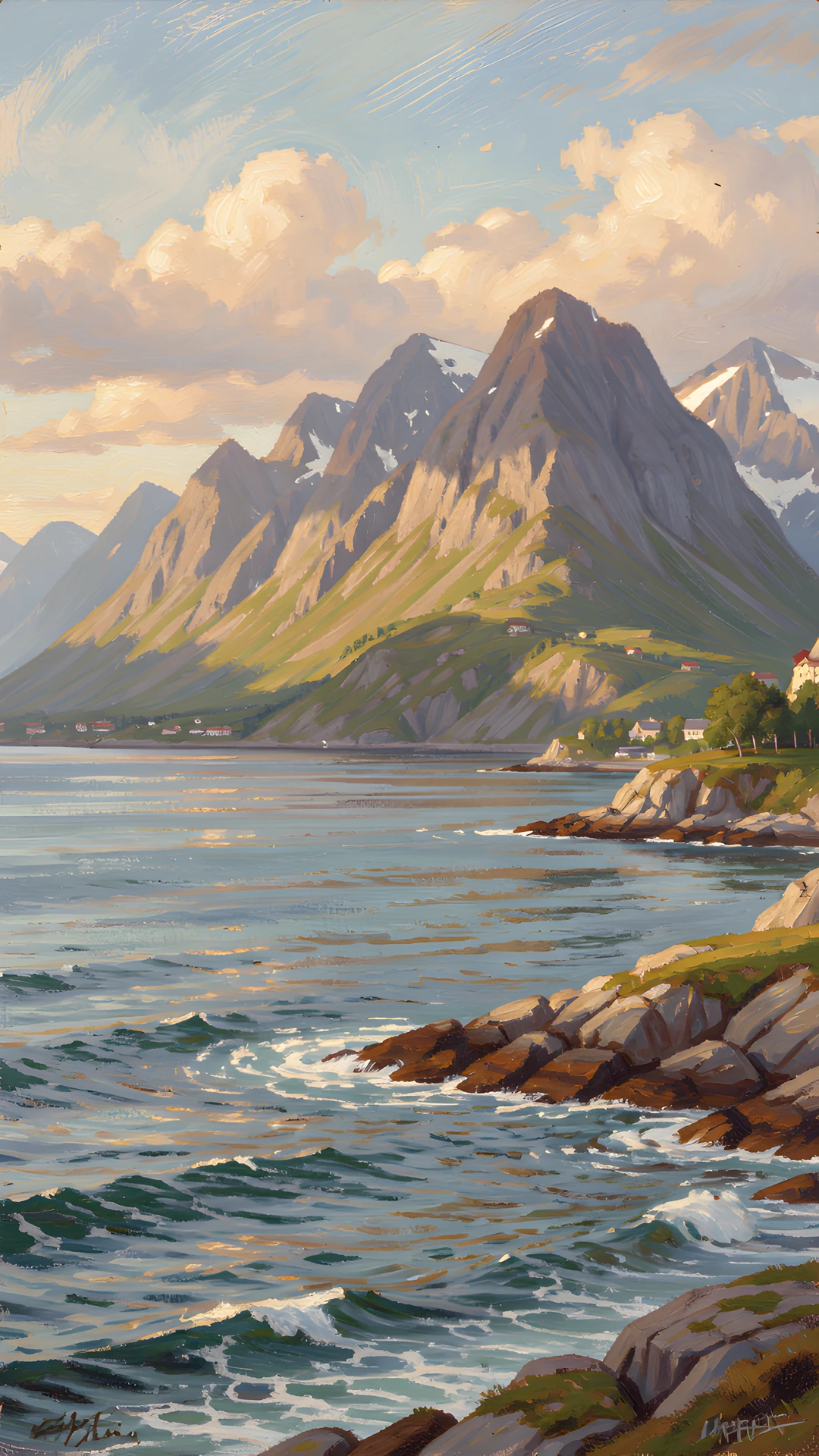 Fjord Morning Glow