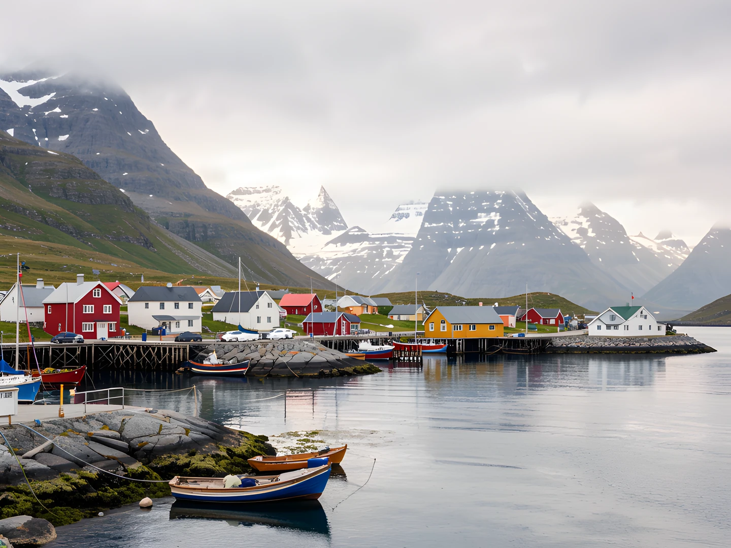 Northern Norwegian Village