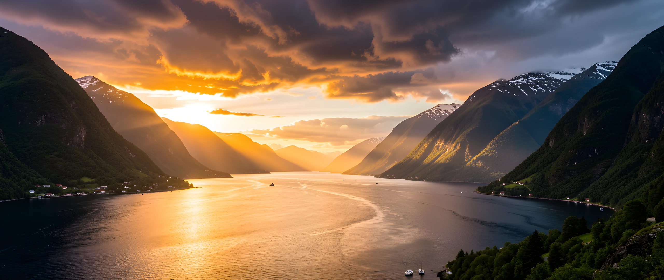 Fjord Storm Dawn