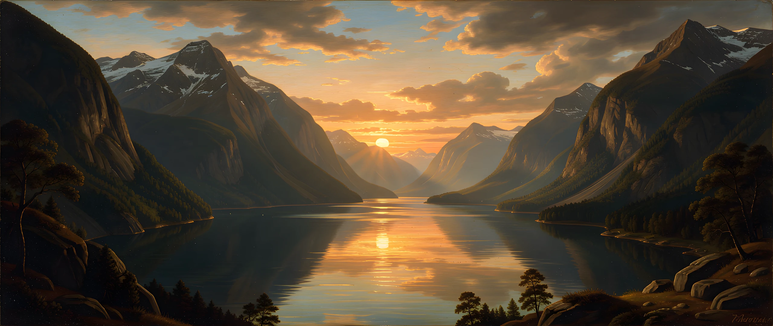 Fjord Morning Glow
