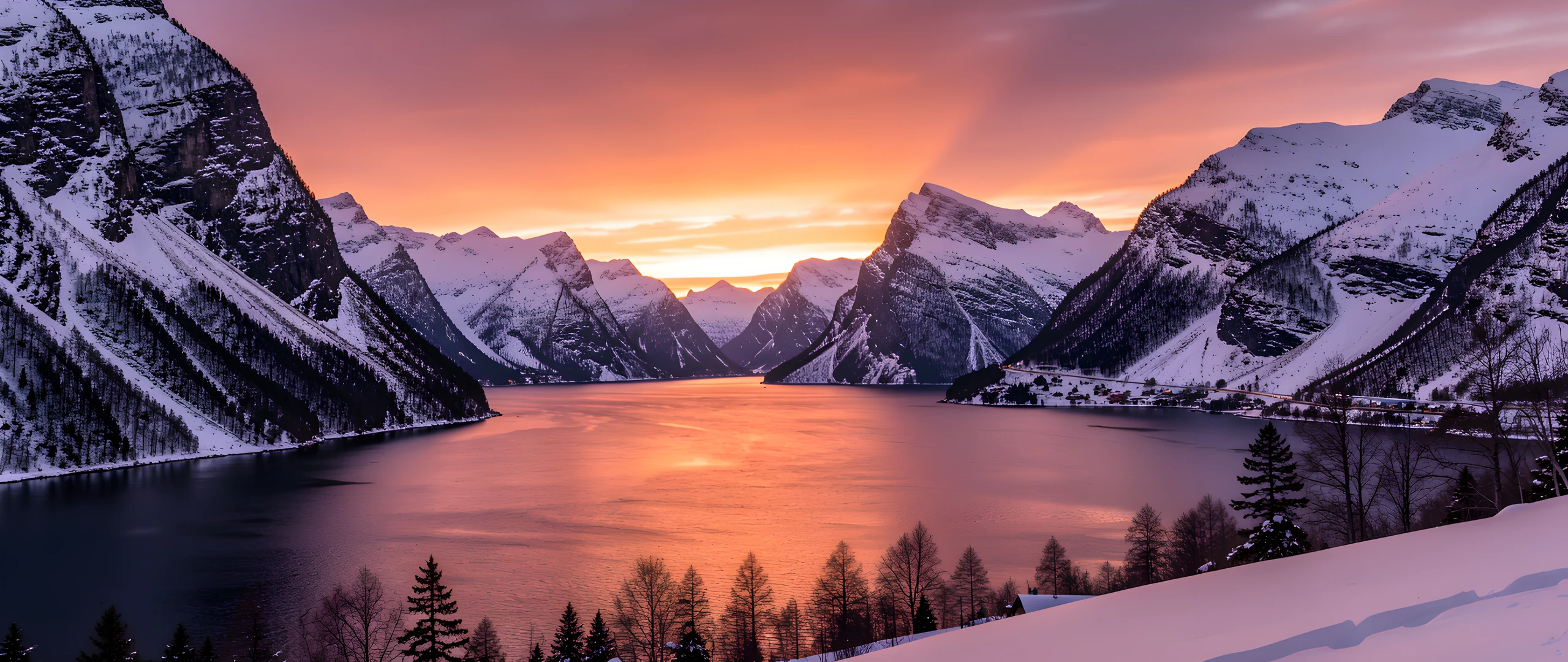 Fjord Morning Glow