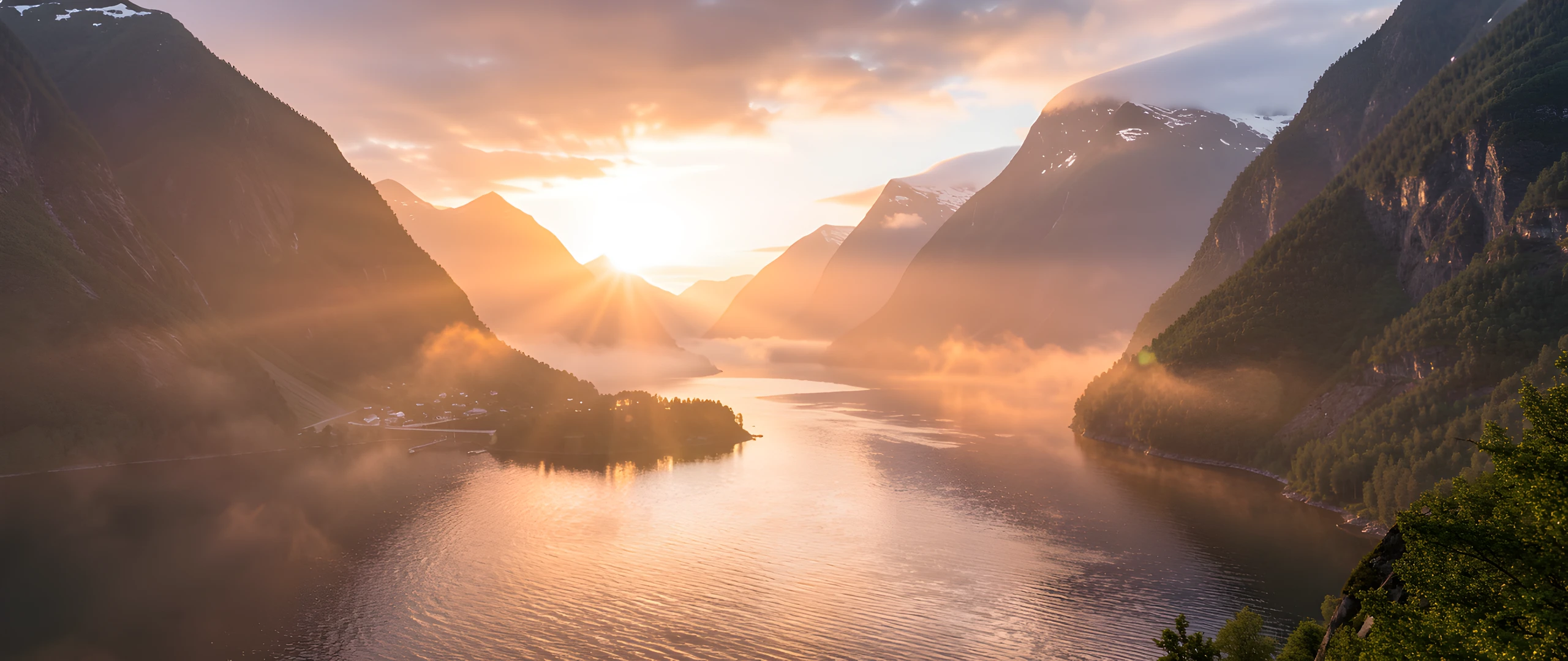 Fjord Morning Glow