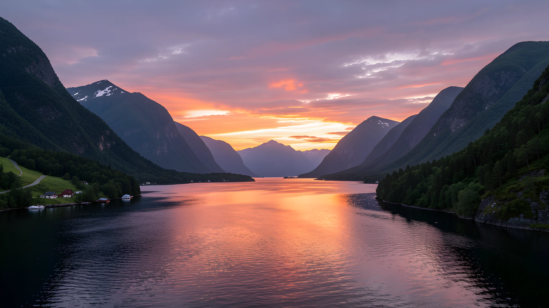 Fjord Morning Glow