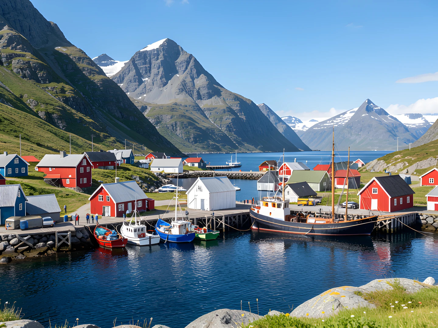Norwegian Fishing Village