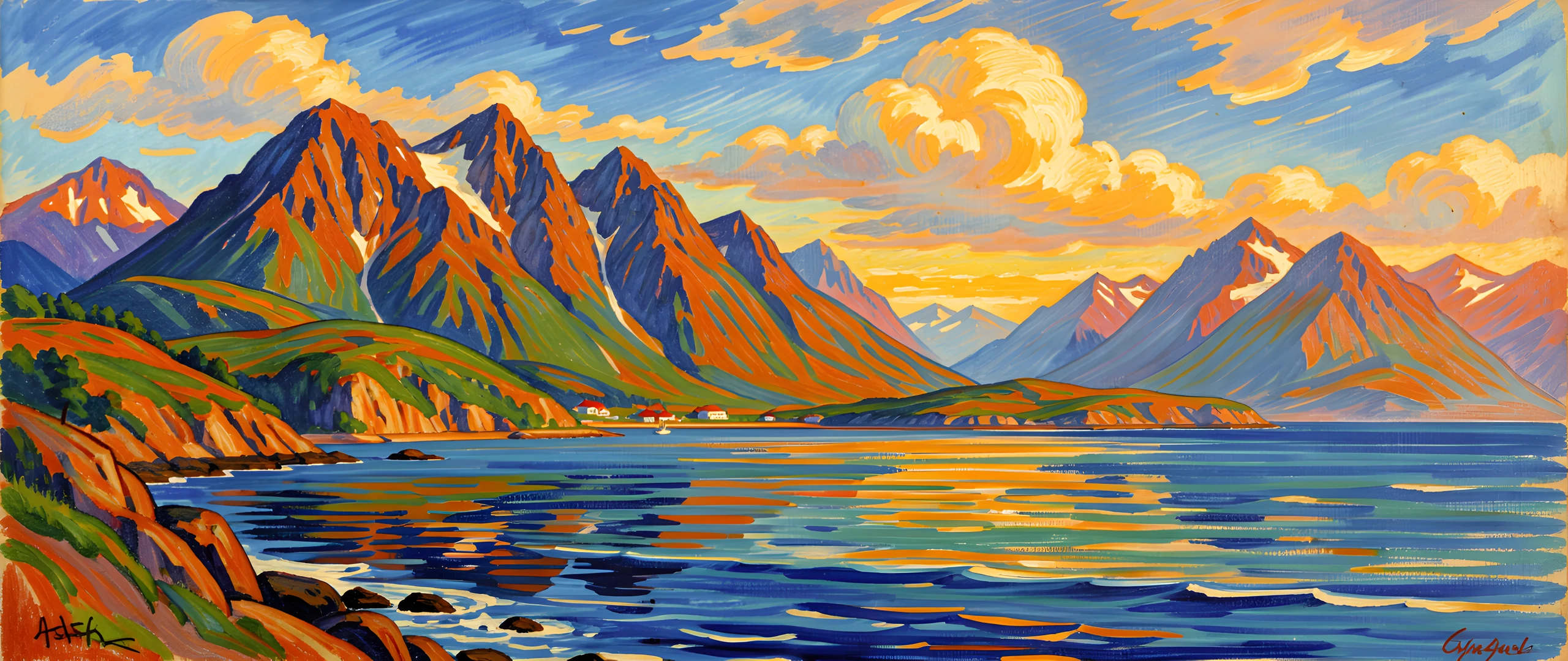 Norwegian Coastal Scene