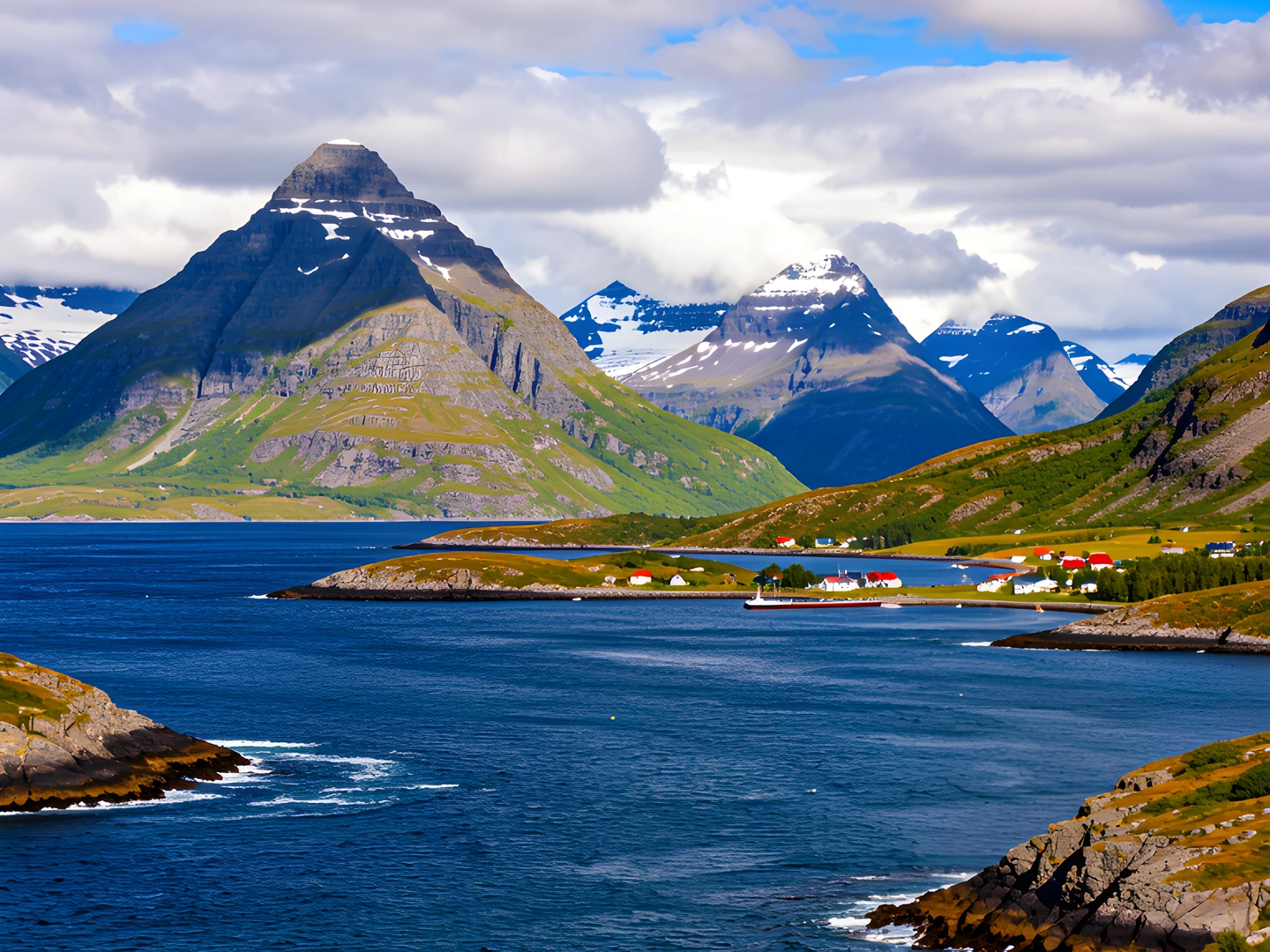 Norwegian Fjord Scene