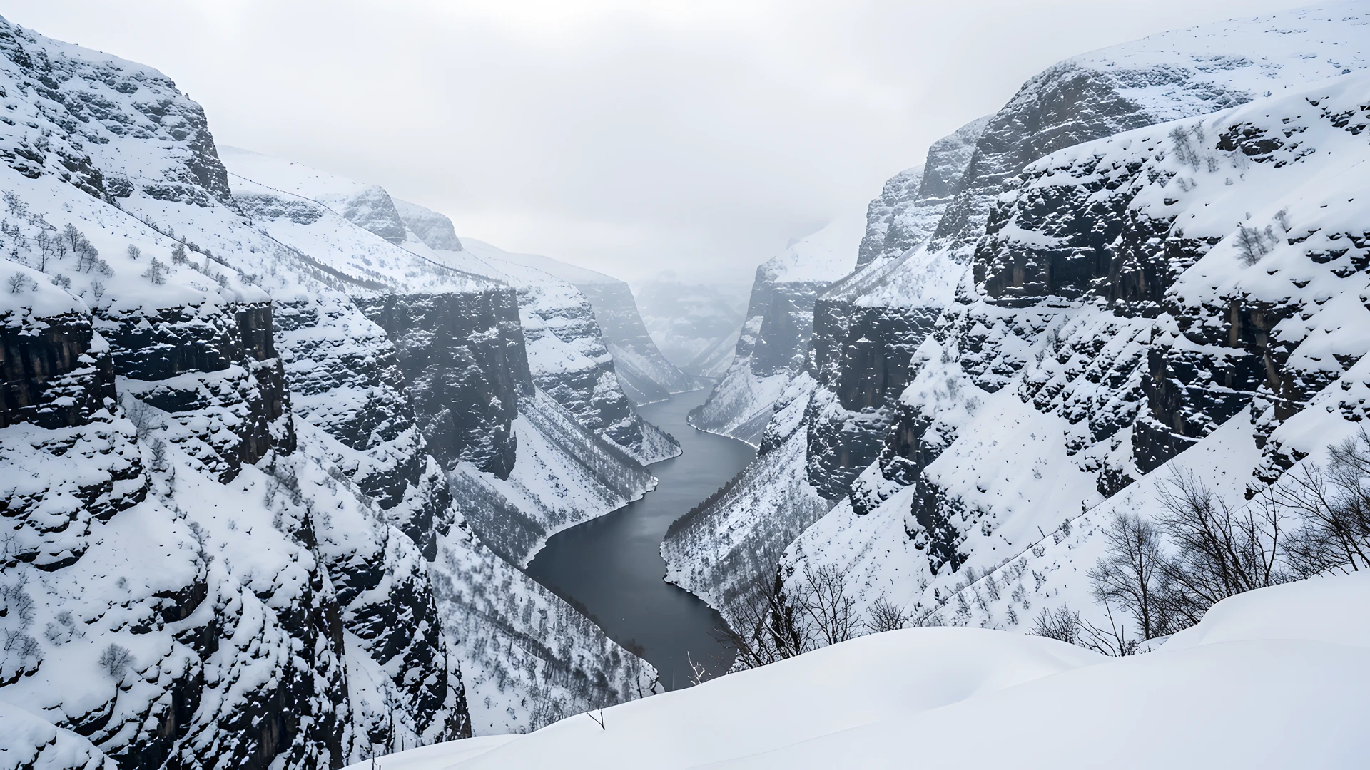 Fjord Winter Glow