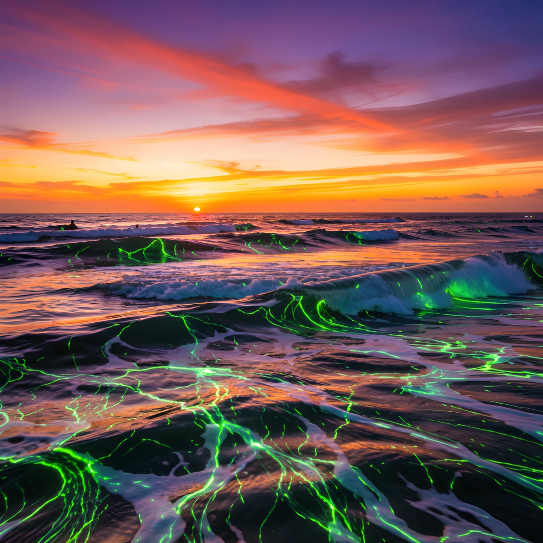 Glowing Ocean Dawn