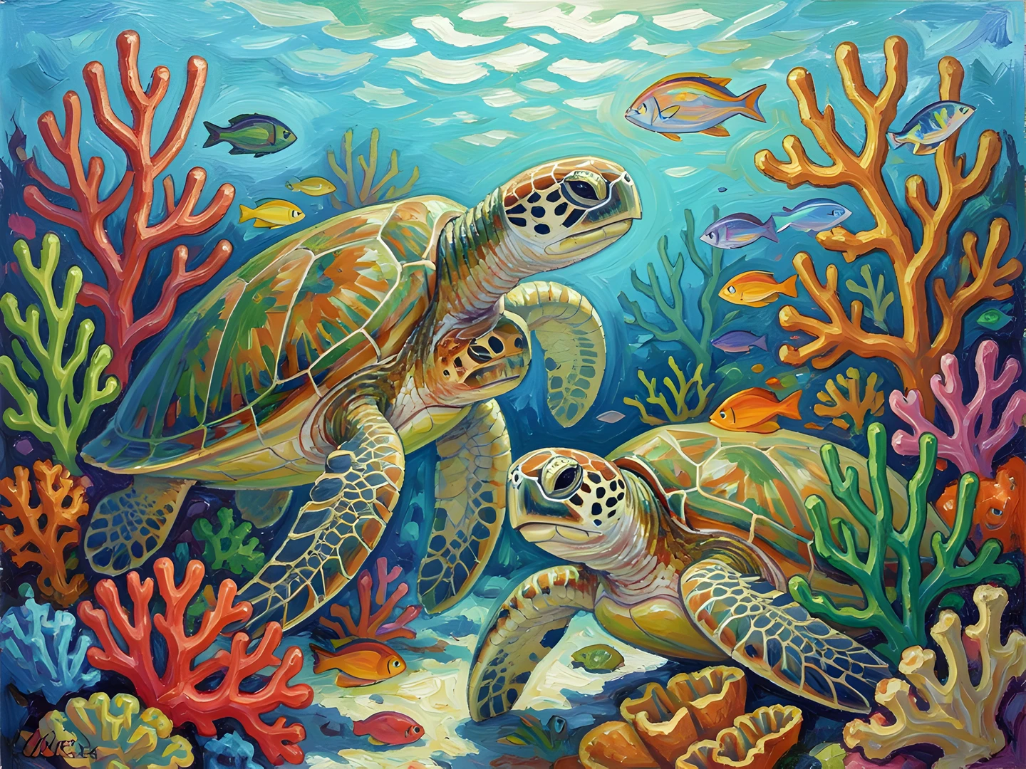 Tropical Reef Scene