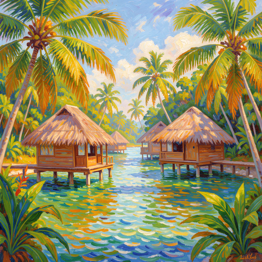 Impressionist Water Scene