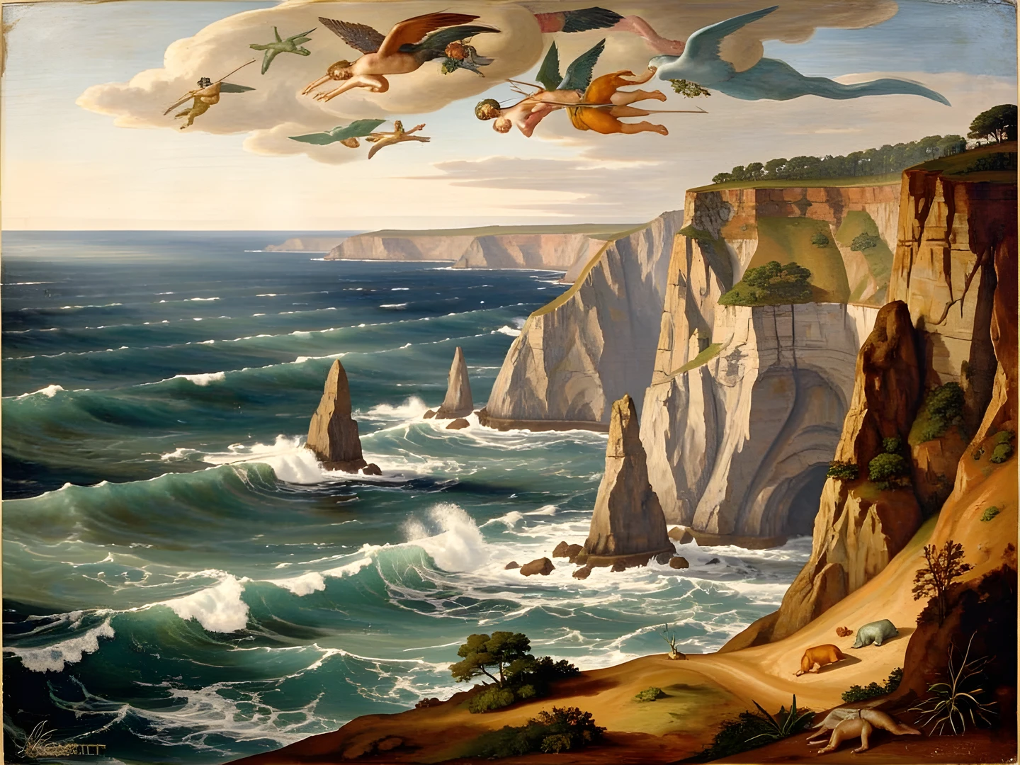 Tuscan Coastal Scene