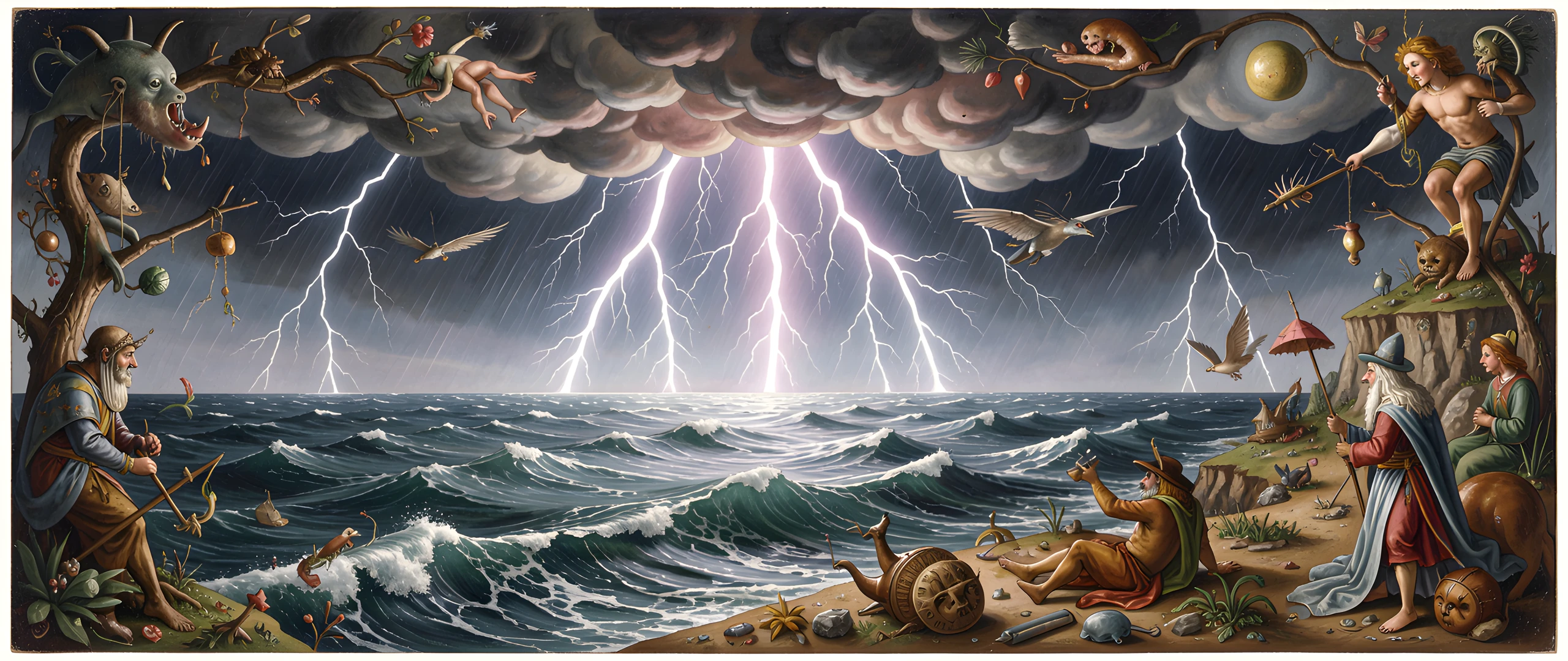 Stormy Sea Landscape