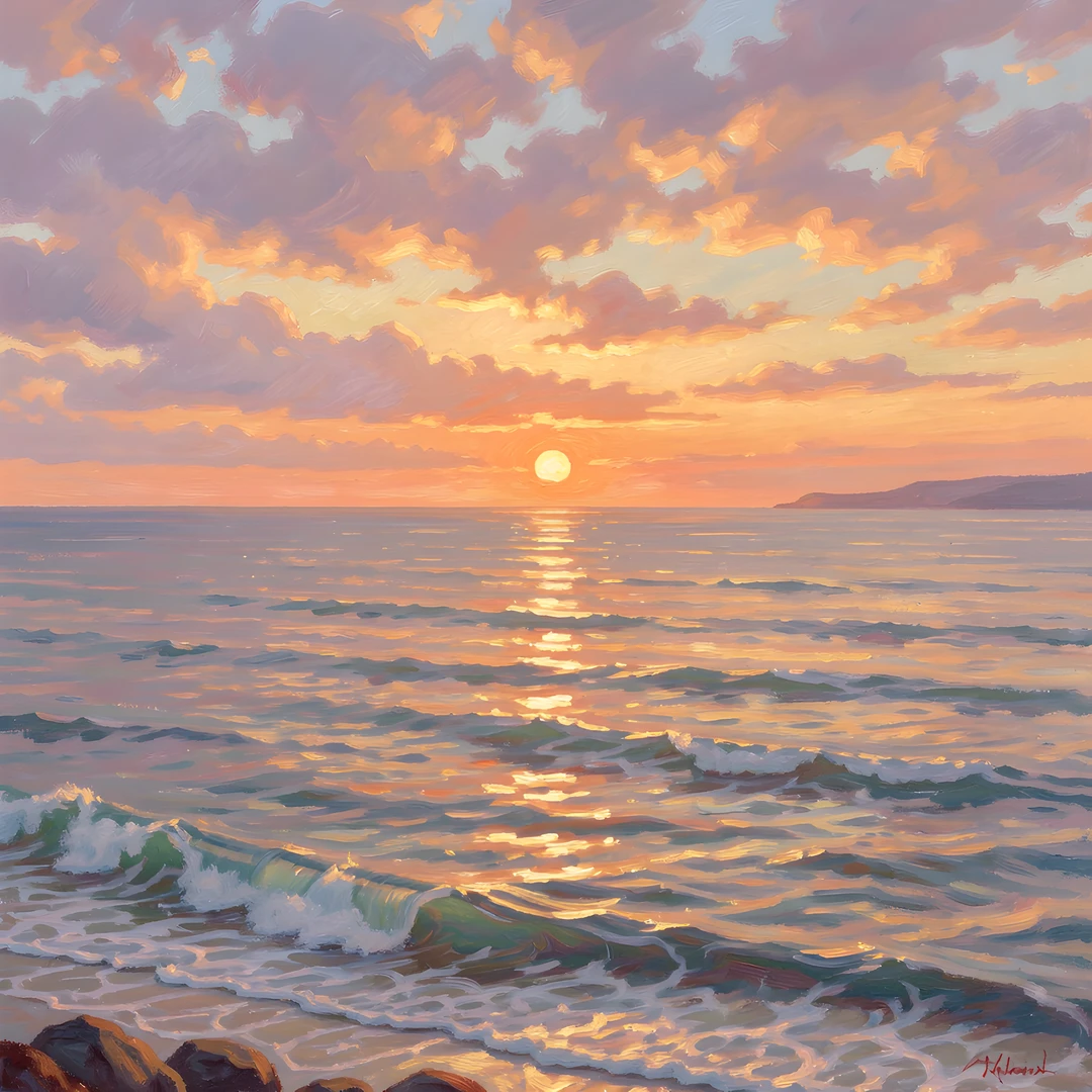 Sea Turtle Sunset