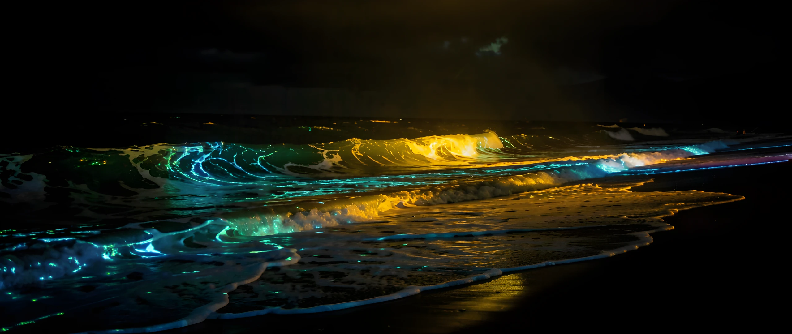 Golden Wave Glow