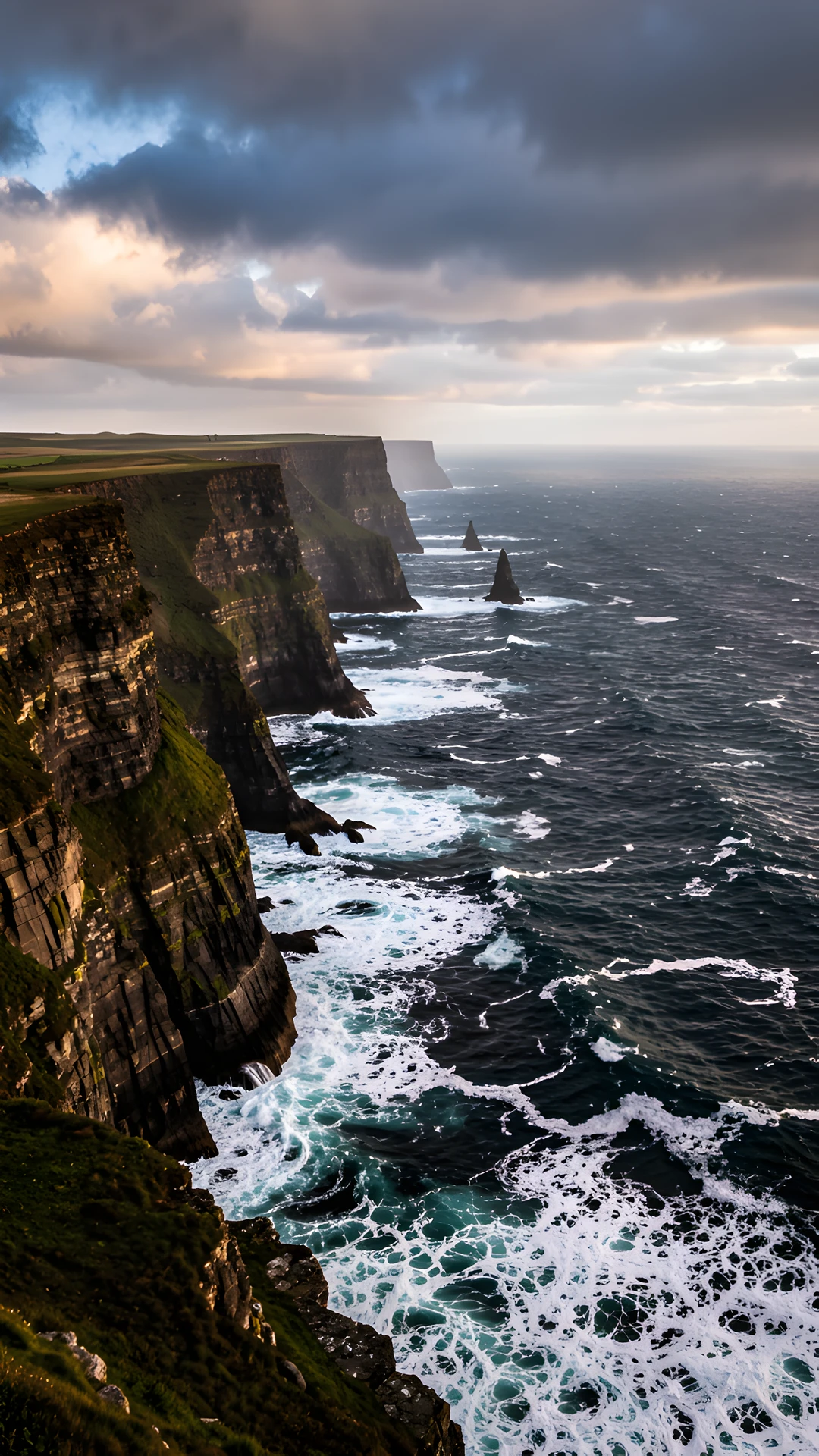 Ocean Cliff Sunset