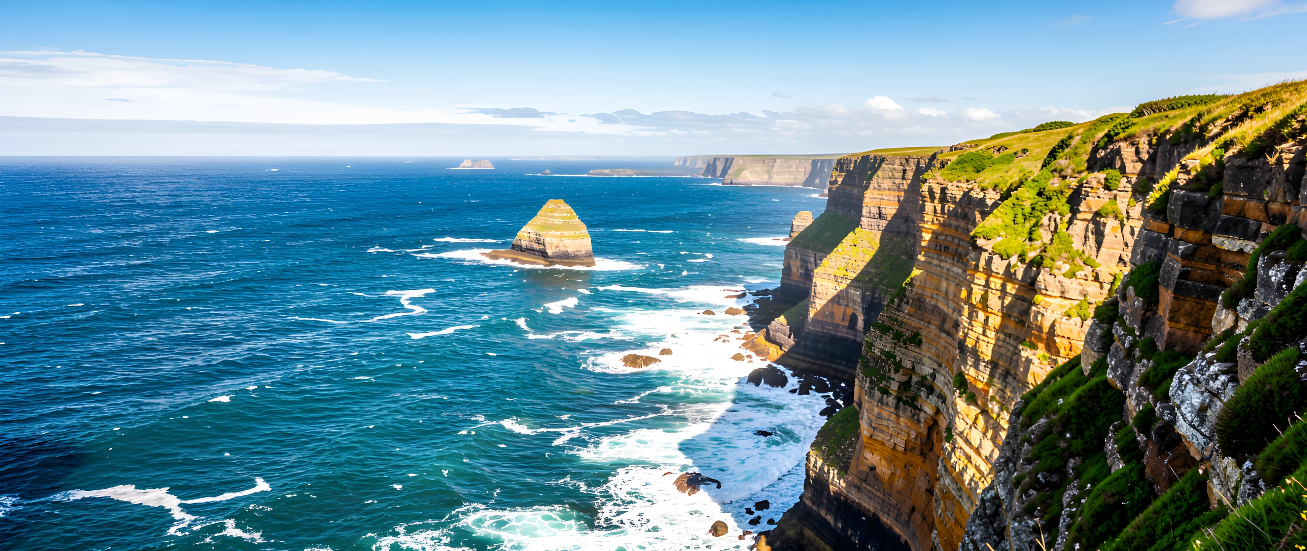 Ocean Cliff Horizon