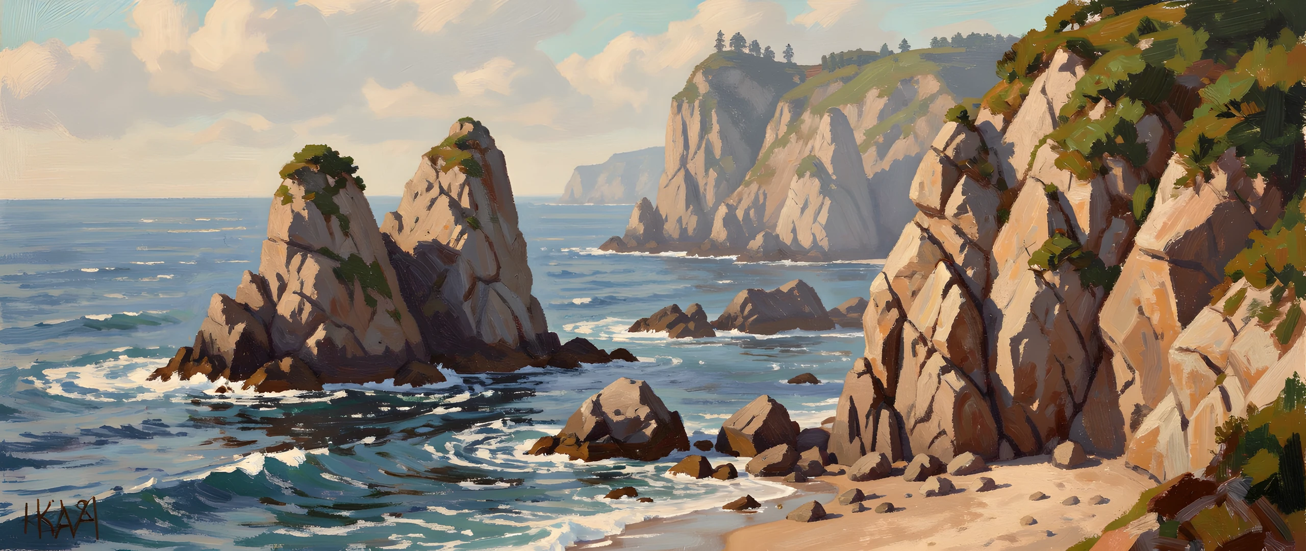 Tidal Morning Glow