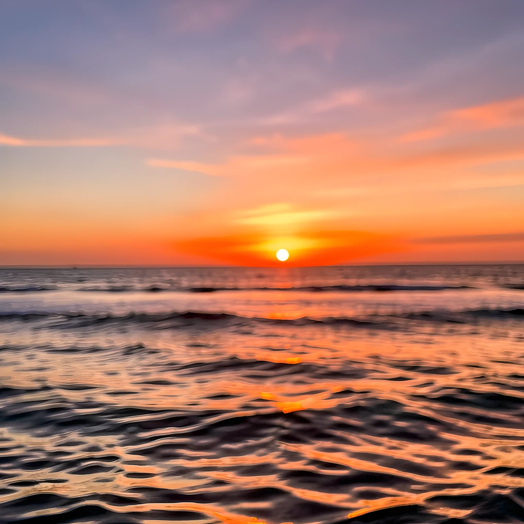 Golden Ocean Waves