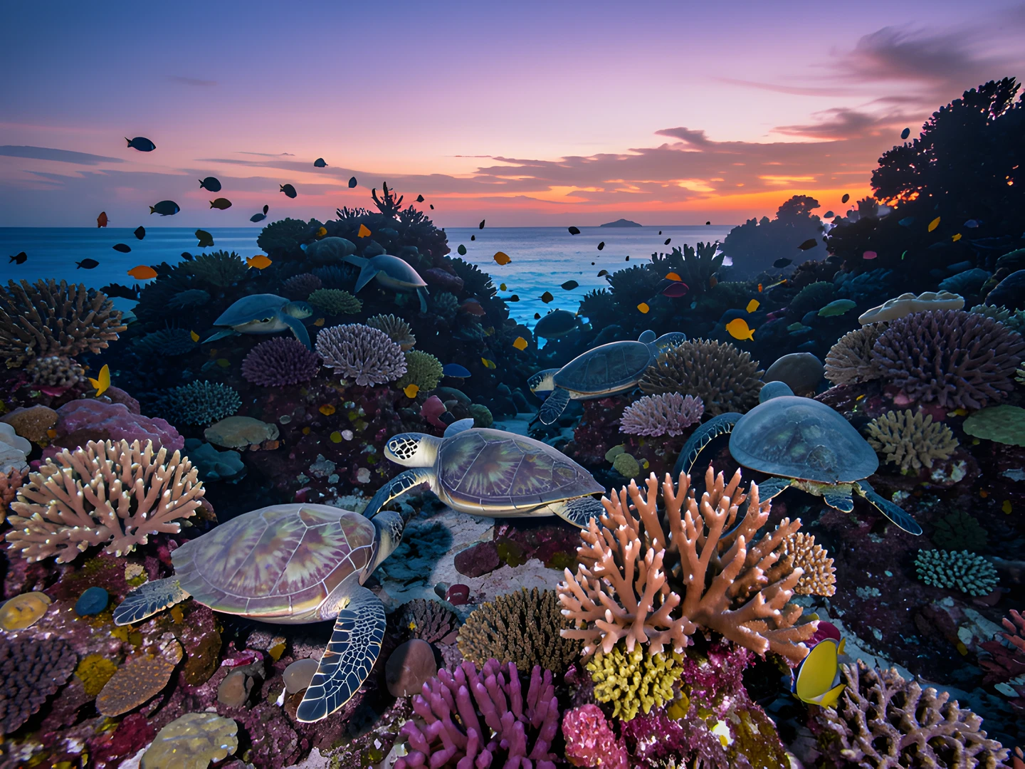 Tropical Reef Scene