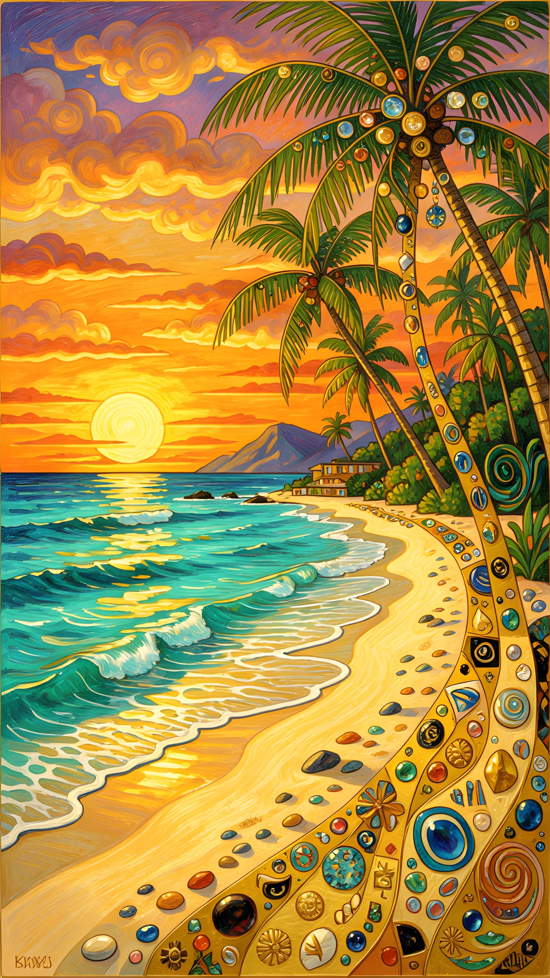 Turquoise Sunset Paradise