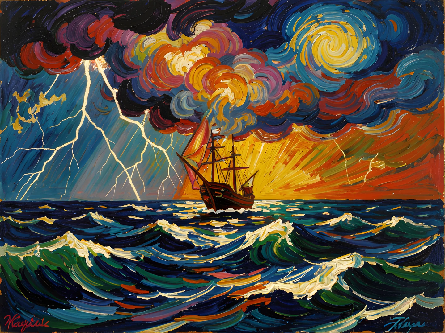 Impressionist Ocean Breeze