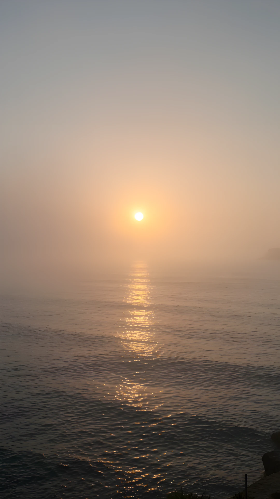 Misty Beach Dawn