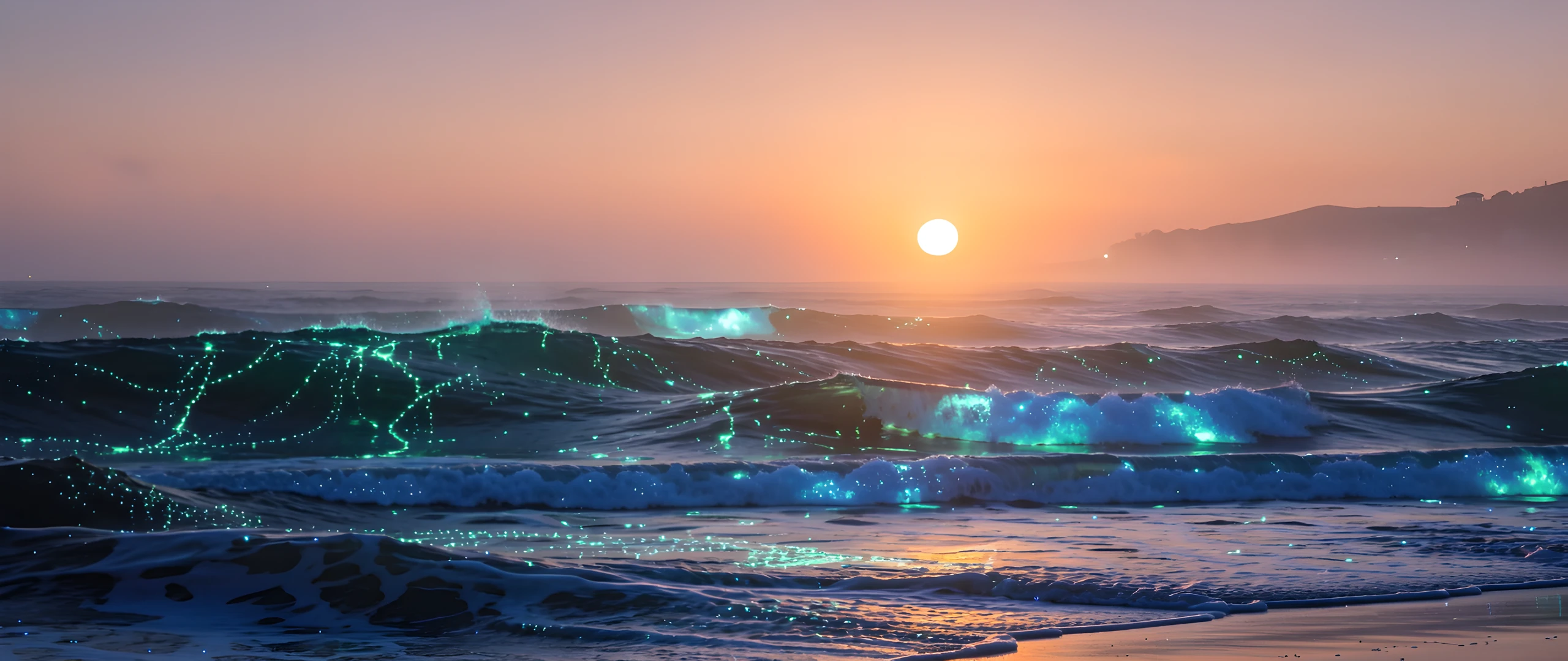 Glowing Ocean Dawn