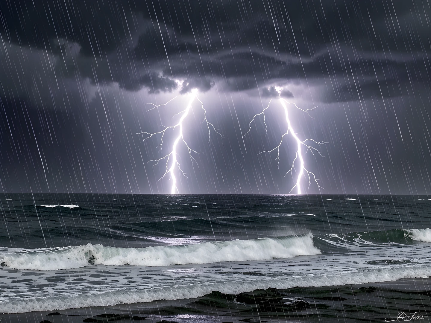 Stormy Ocean Waves