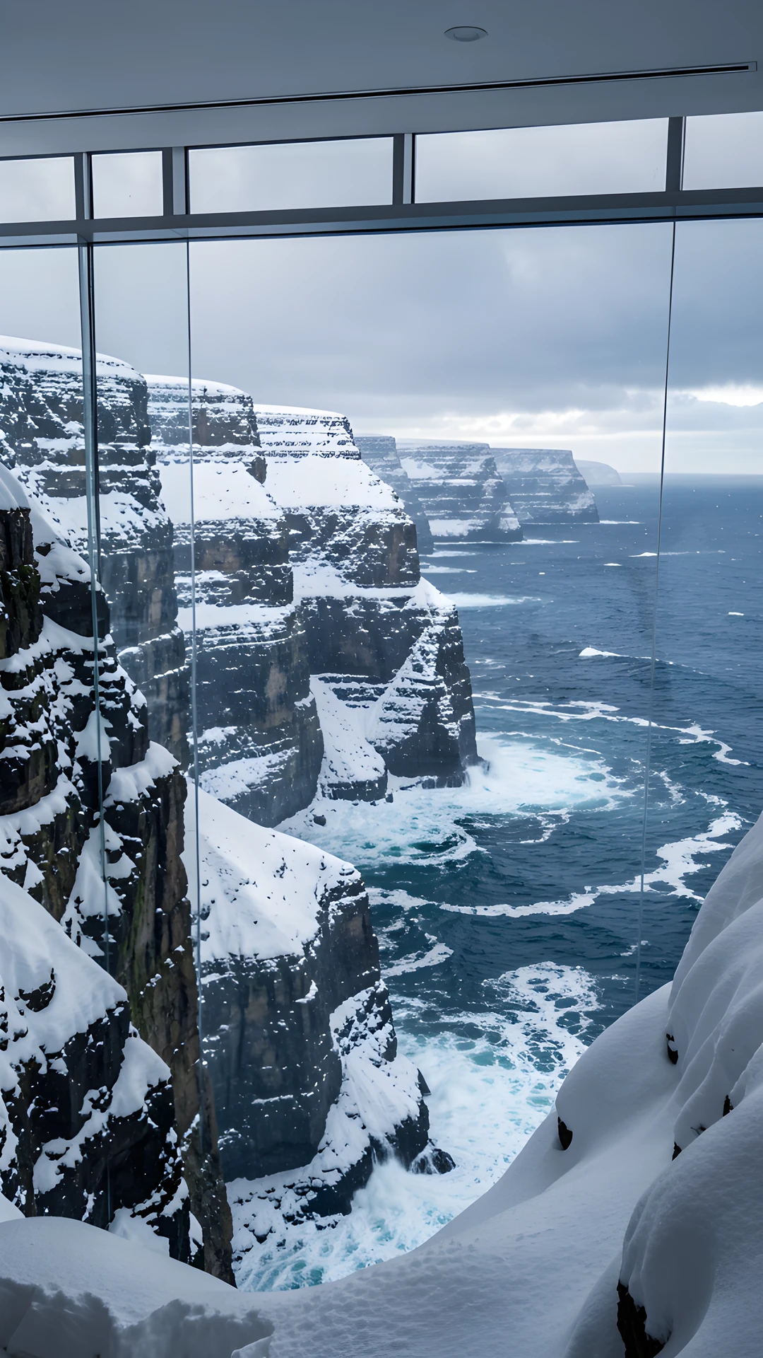 Frozen Ocean Cliffs