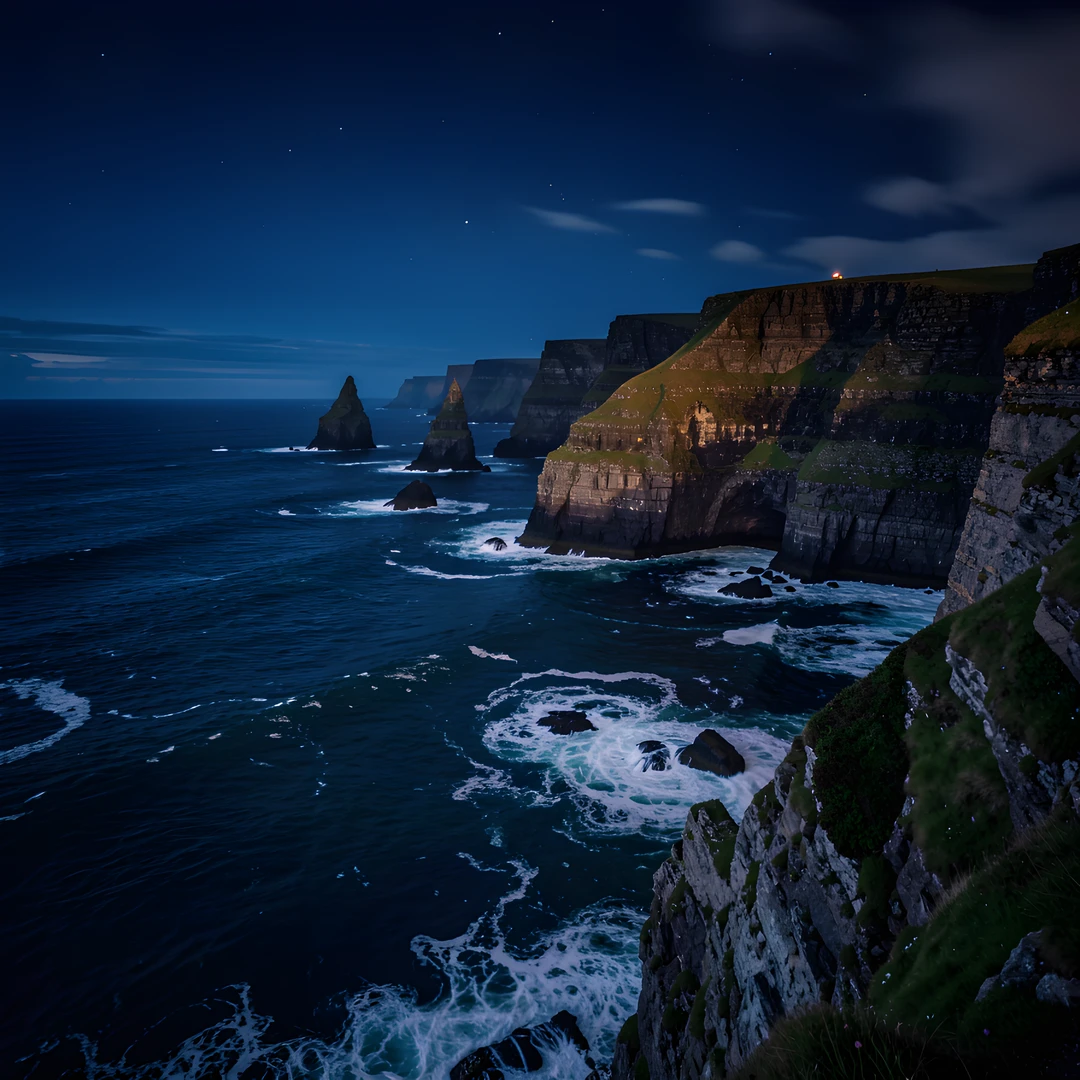 Dark Ocean Cliffs