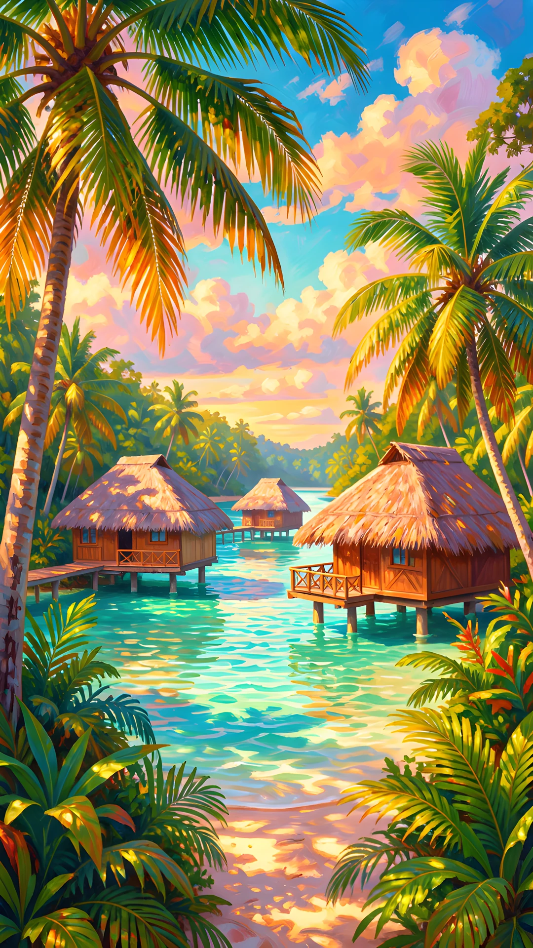 Tropical Water Scene