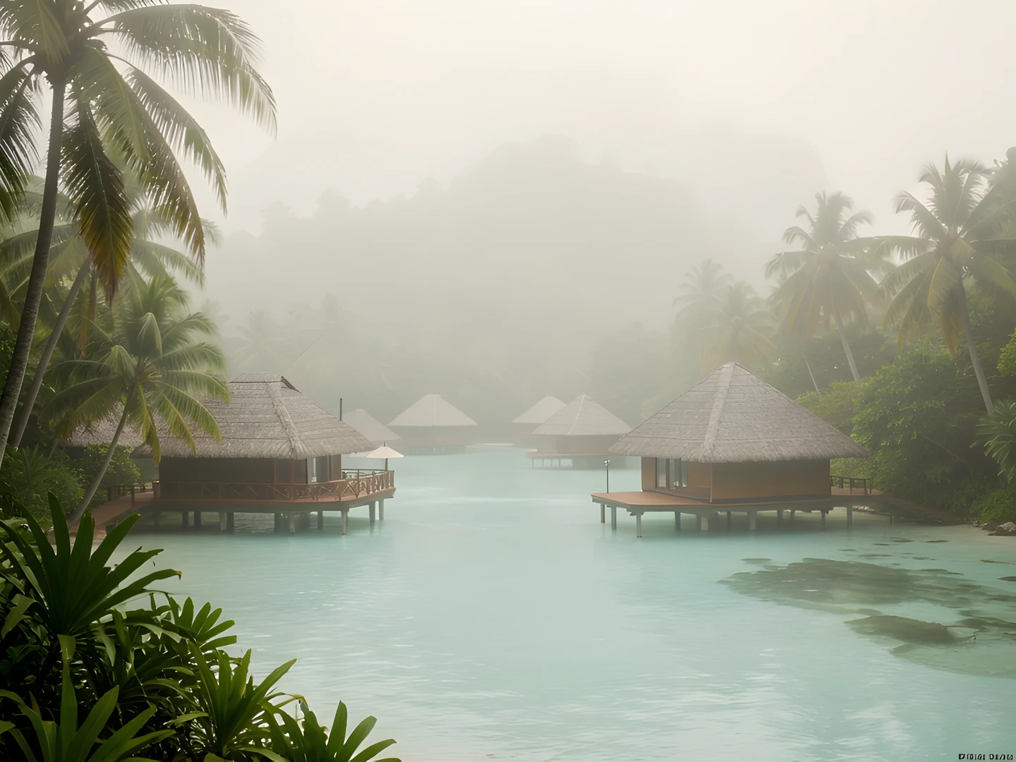 Tropical Water Scene