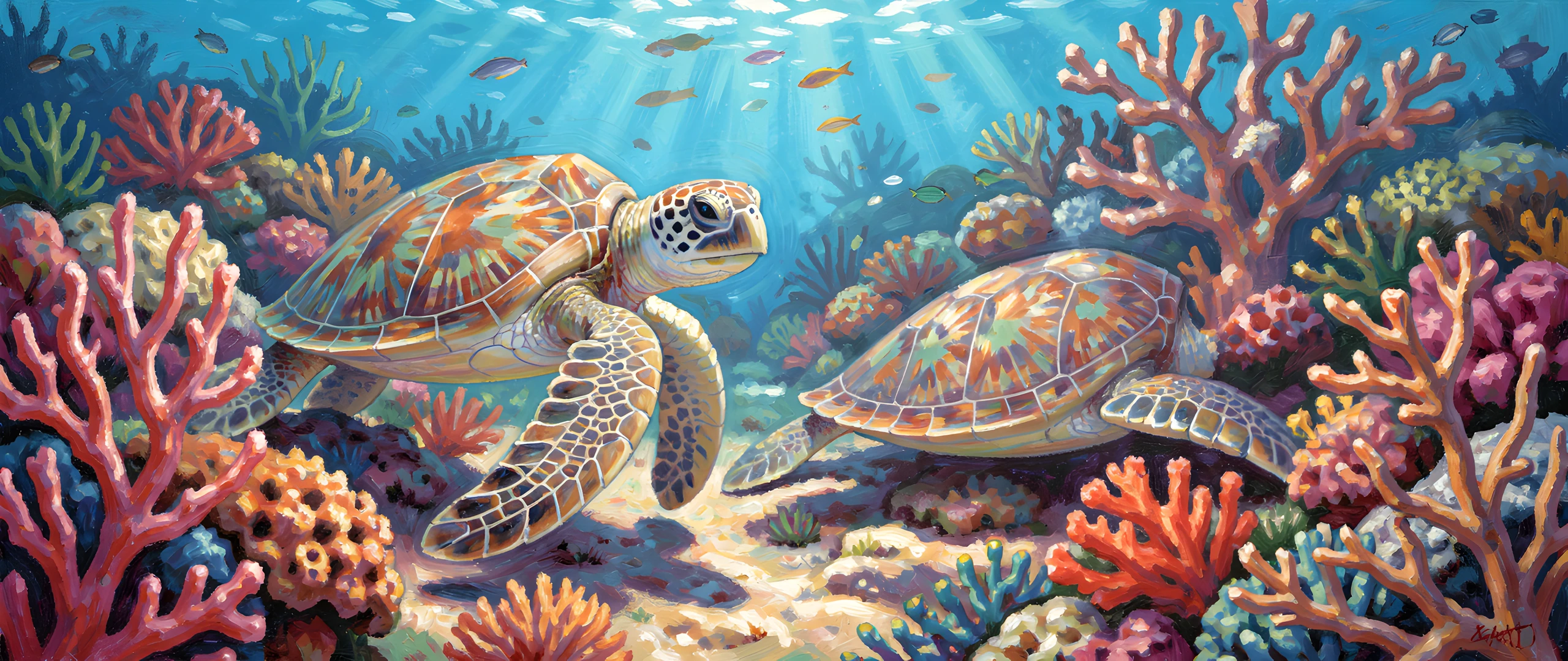 Tropical Reef Scene