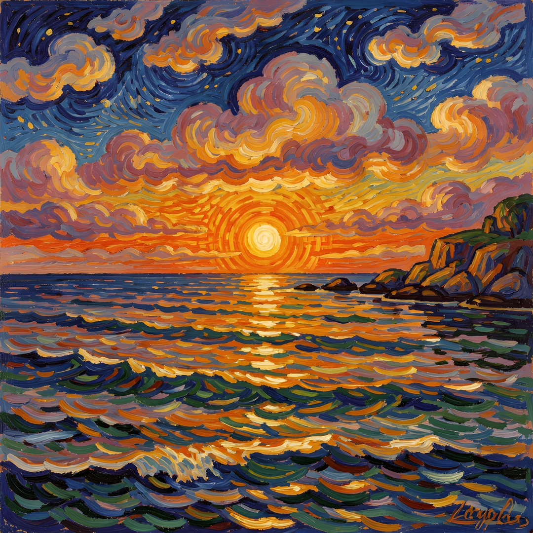 Desert Oasis Moonlit