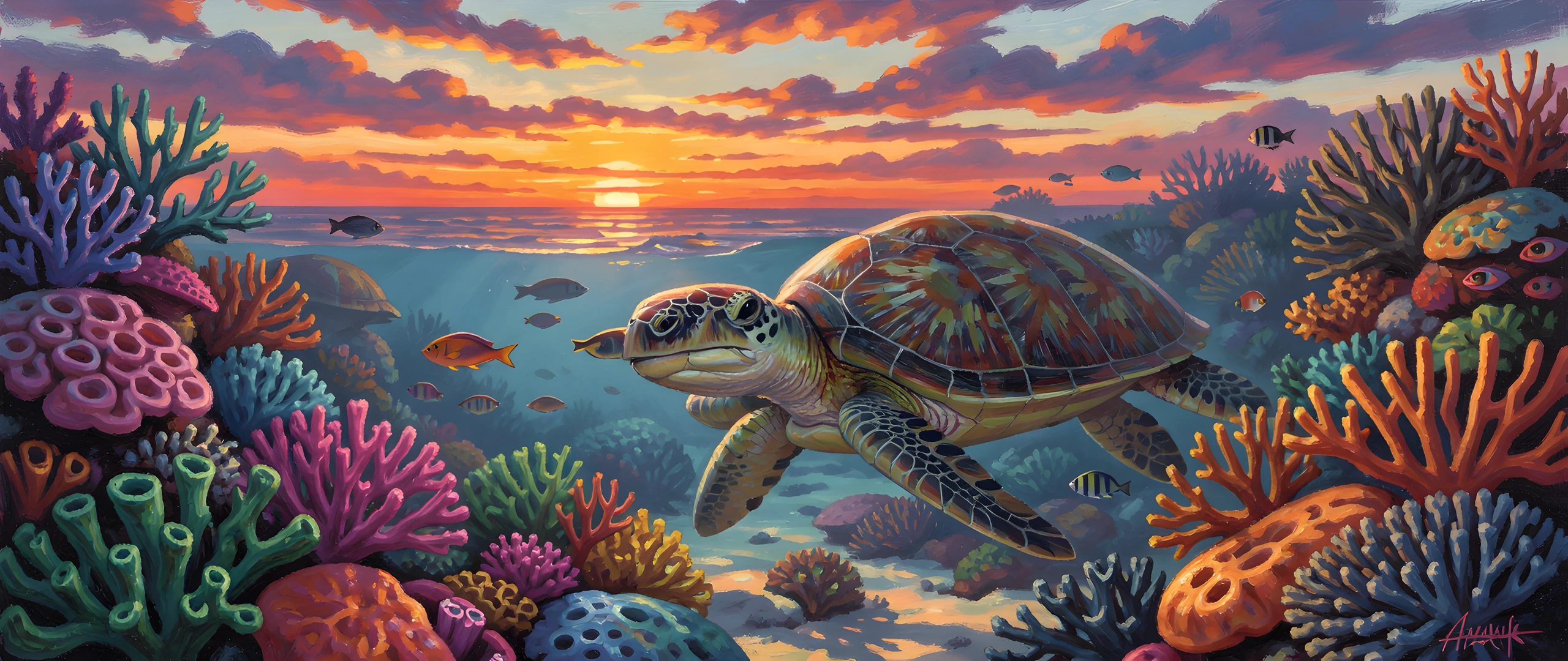 Tropical Reef Scene