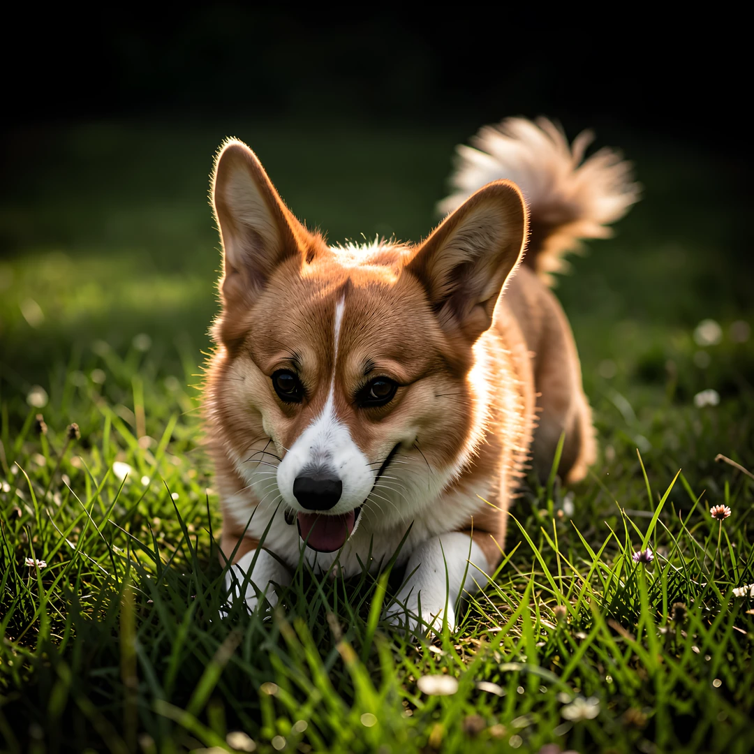 Corgi Playtime Scene