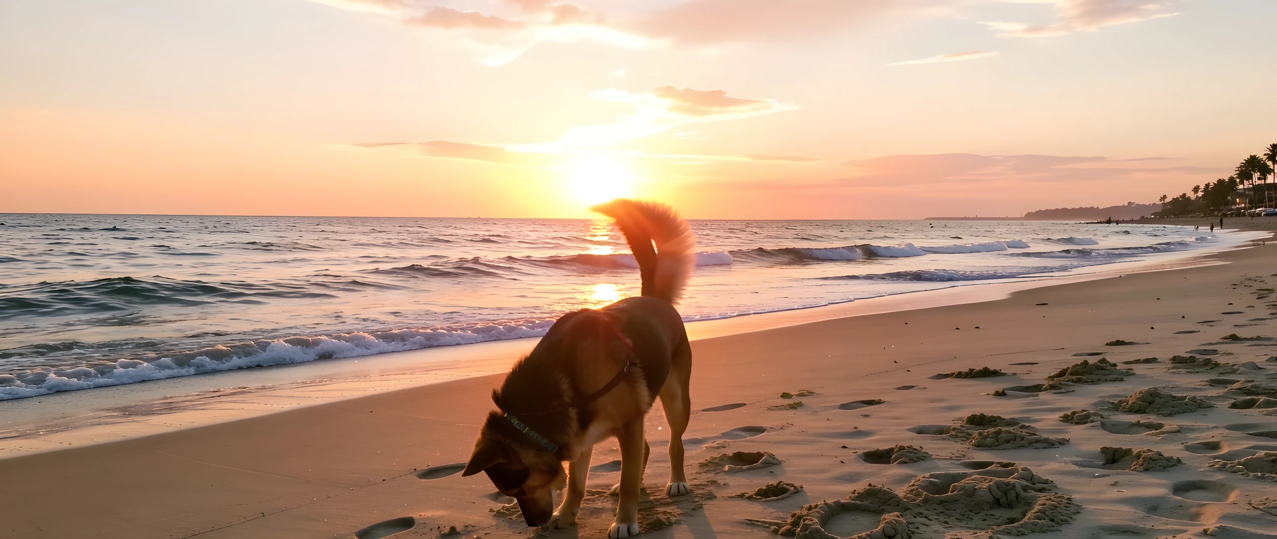 Beach Sunset Hound
