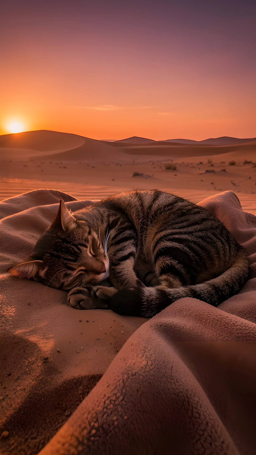 Furry Beach Sunset