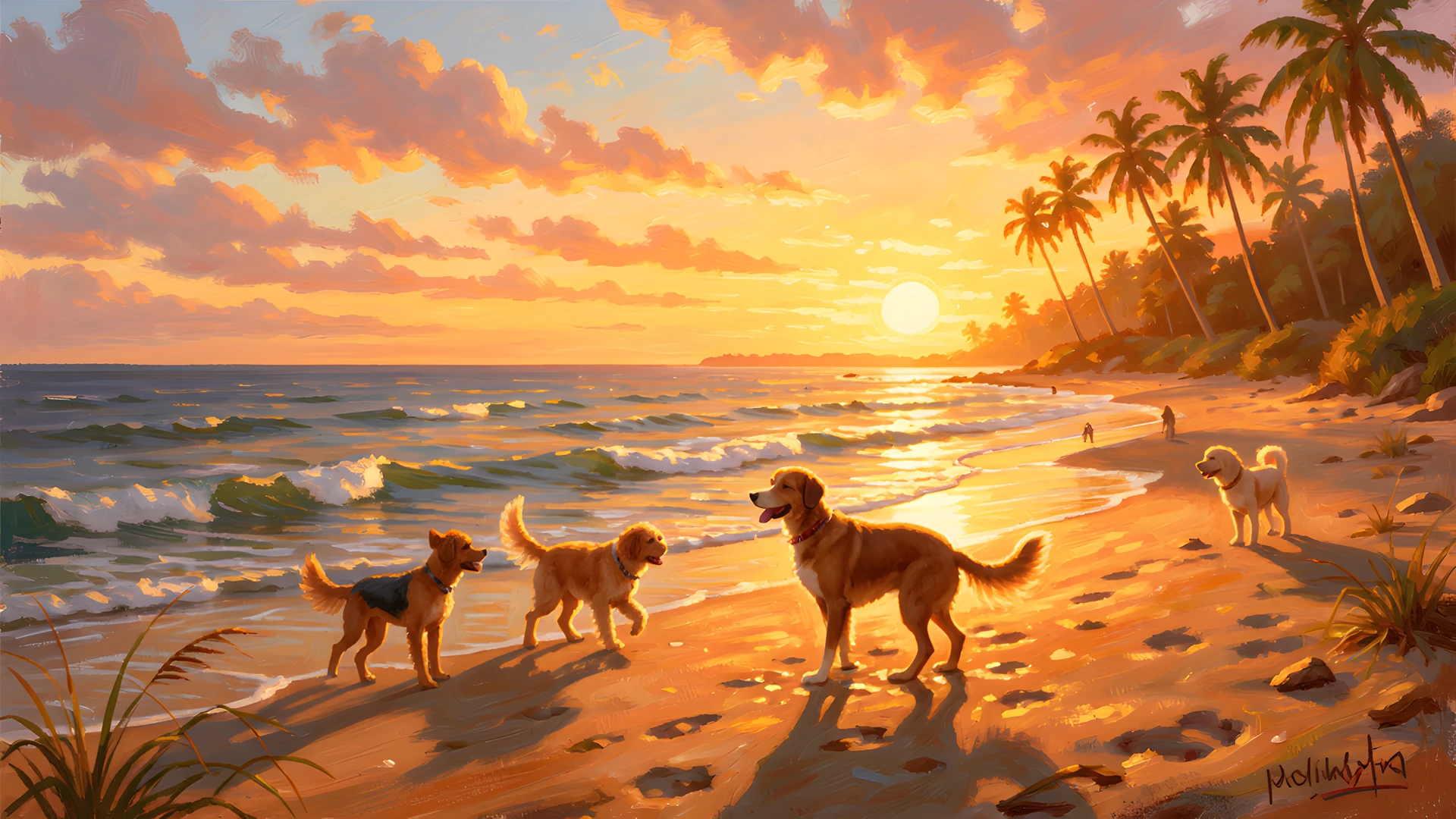 Beach Sunset Hues