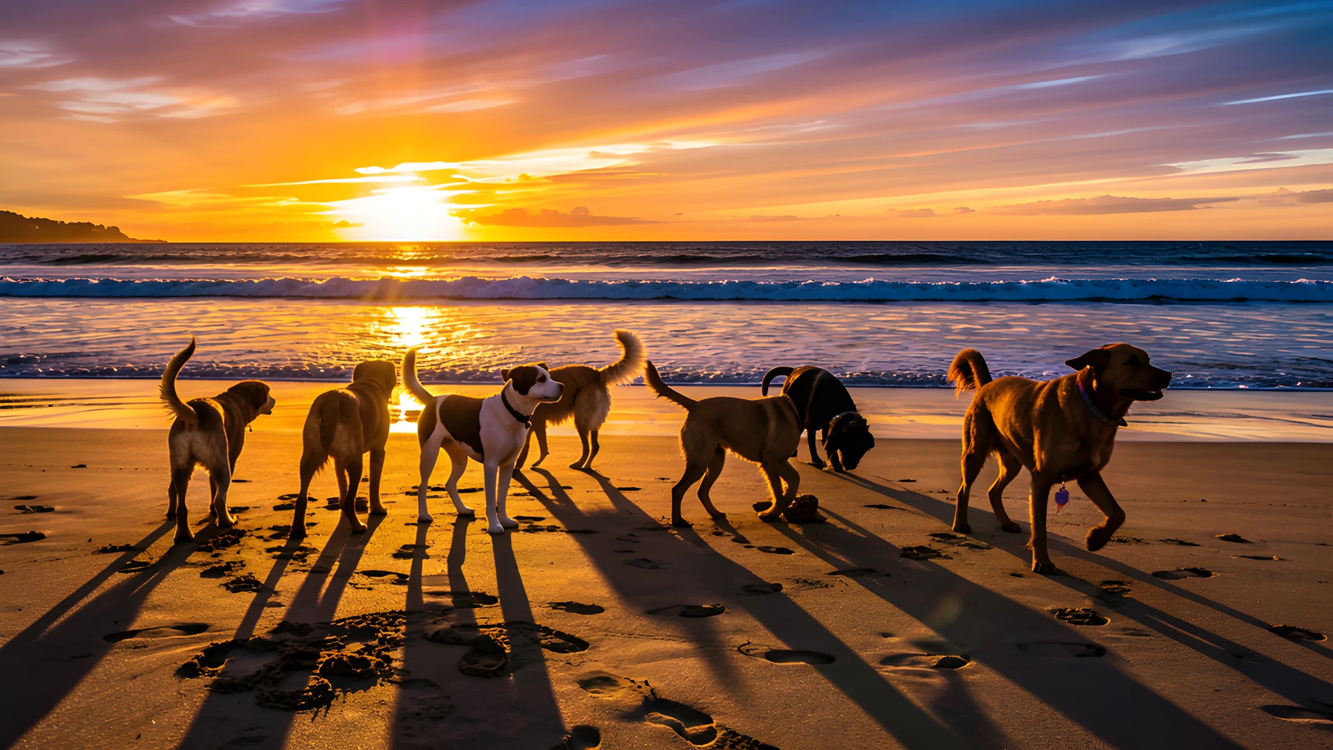Golden Beach Sunset