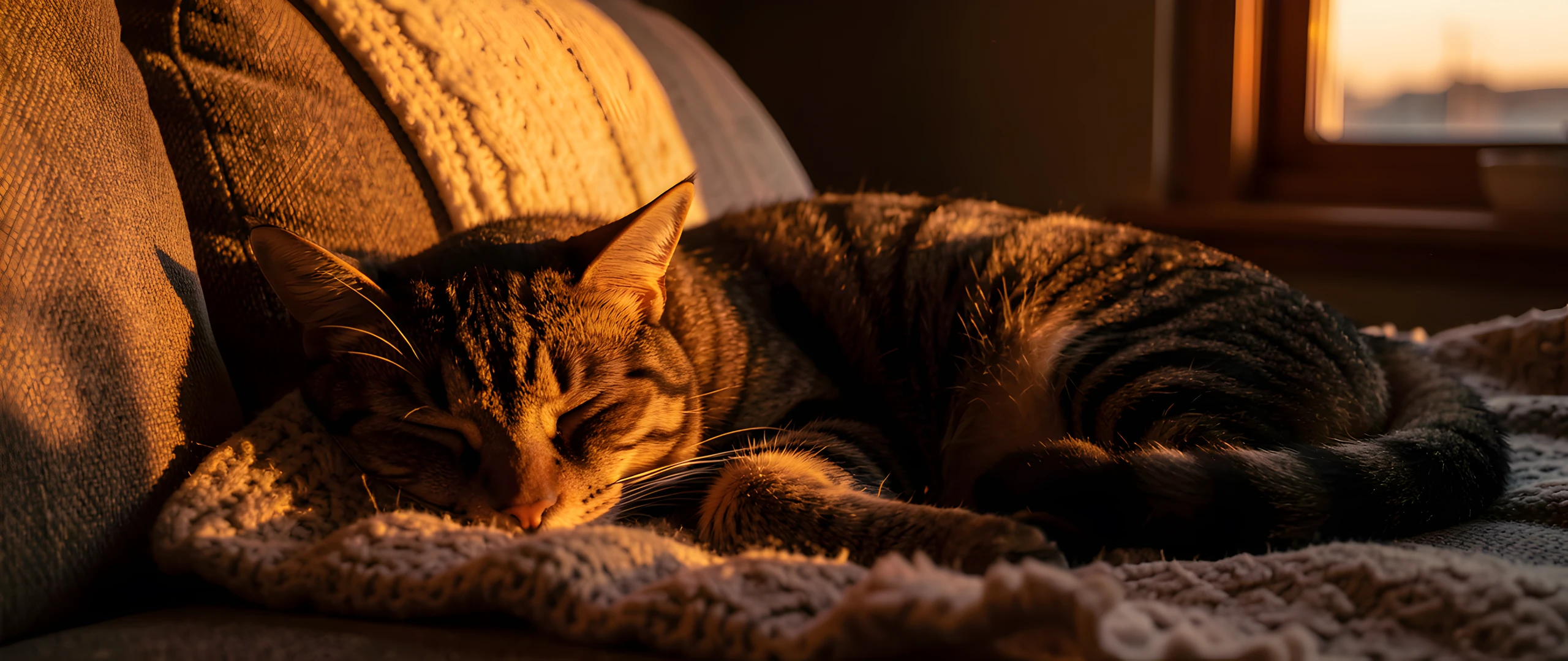 Golden Sunset Kitty