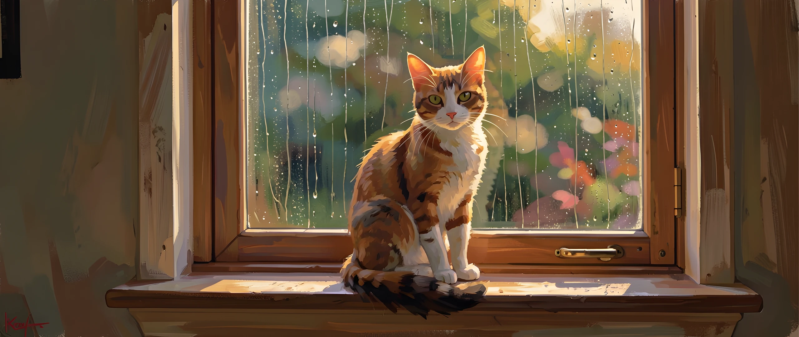 Whisker Window Scene