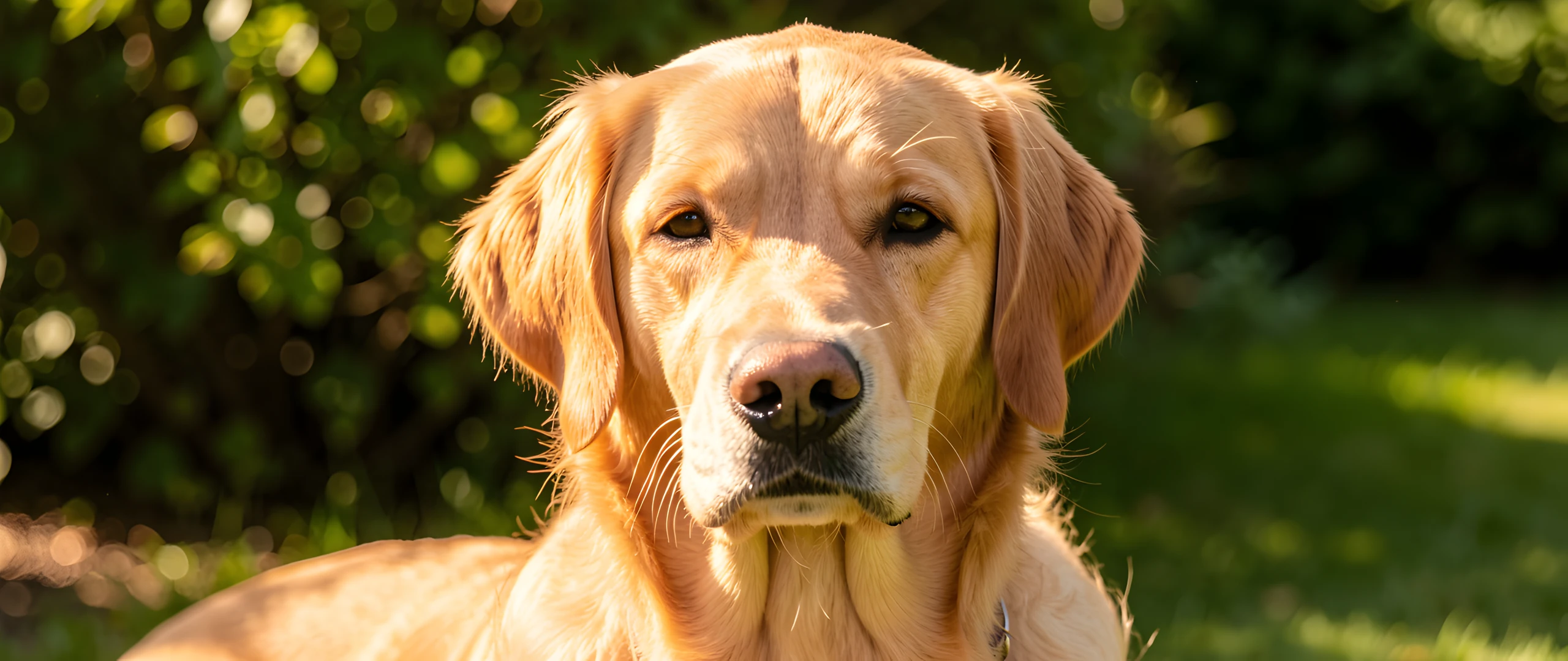 Golden Sunset Dog