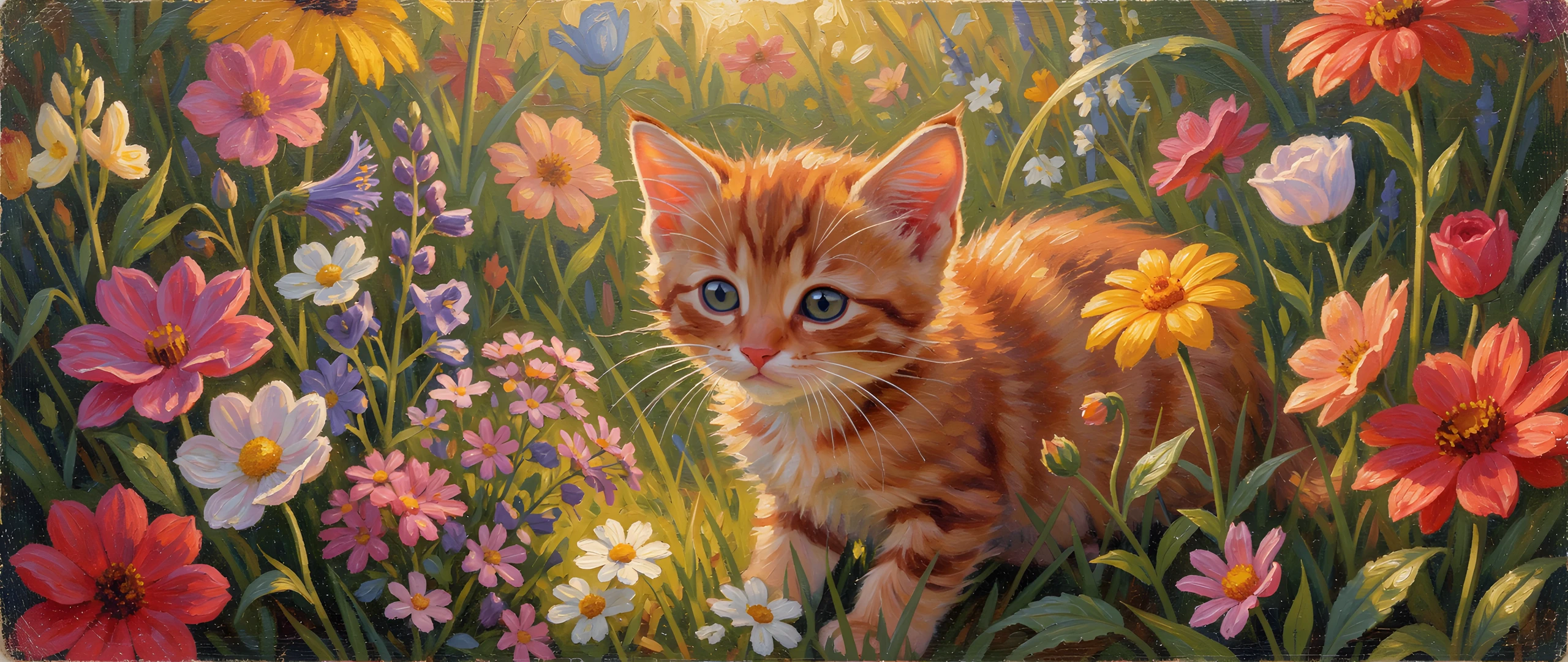 Whimsical Garden Scene