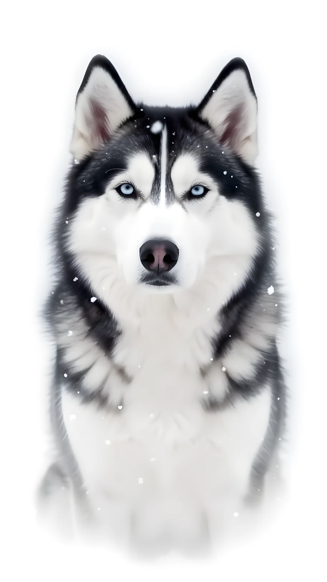Husky Snowscape