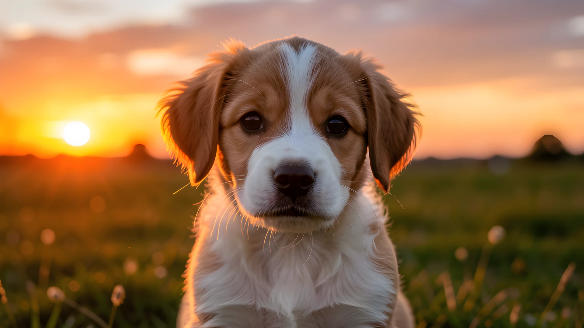 Morning Puppy Portrait