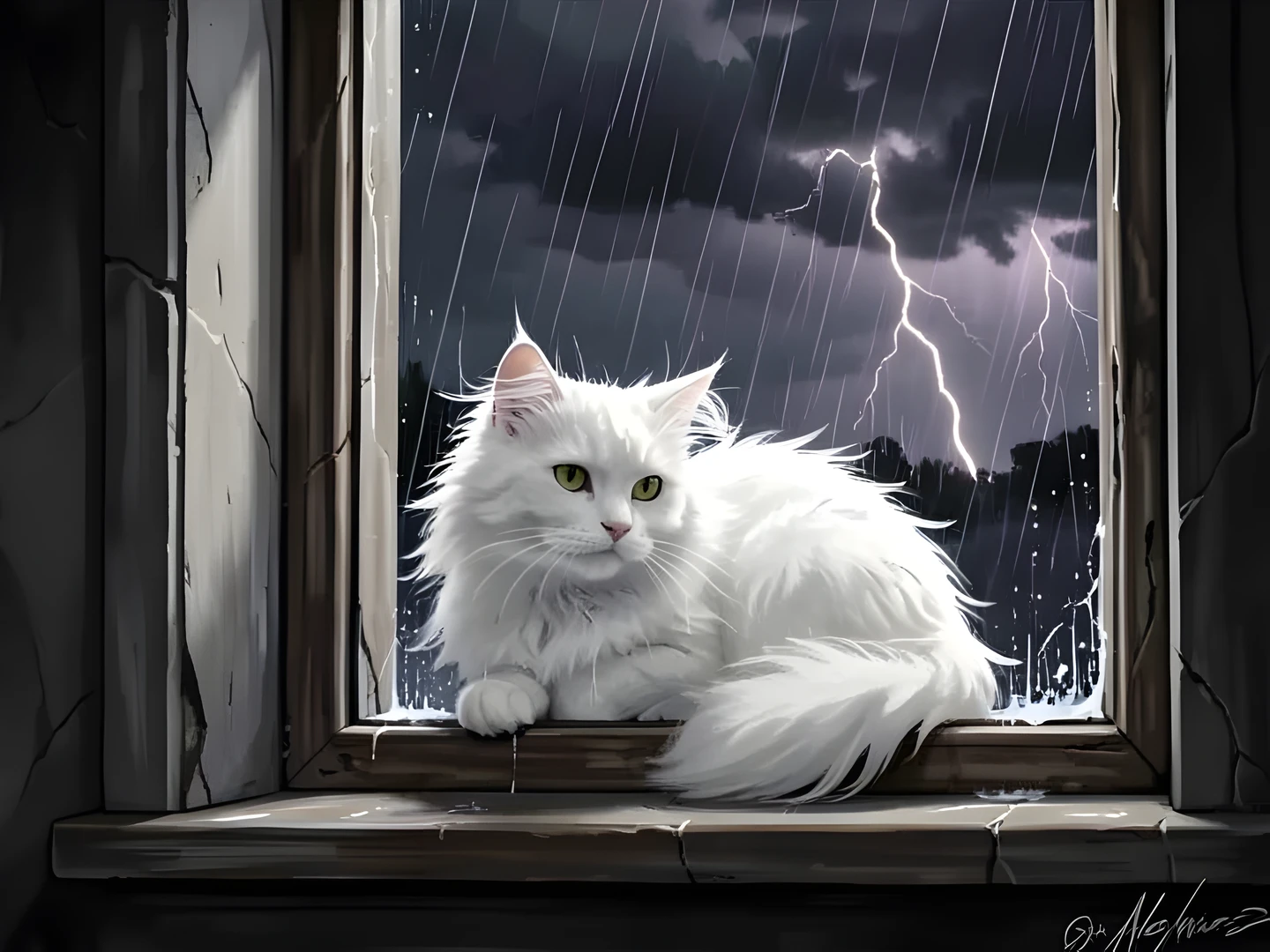 Furry Stormy Night